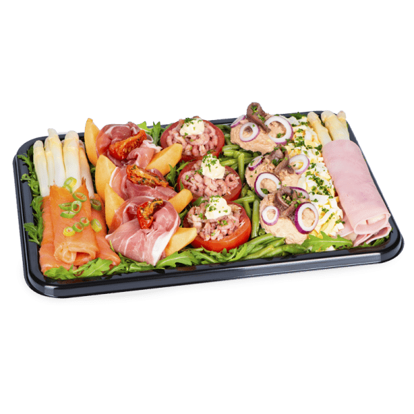 Lentebuffet met verse asperges